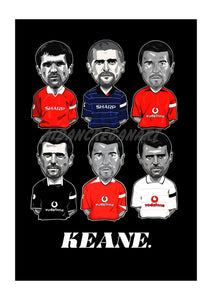 KEANE UTD (LTD EDITION PRINT)