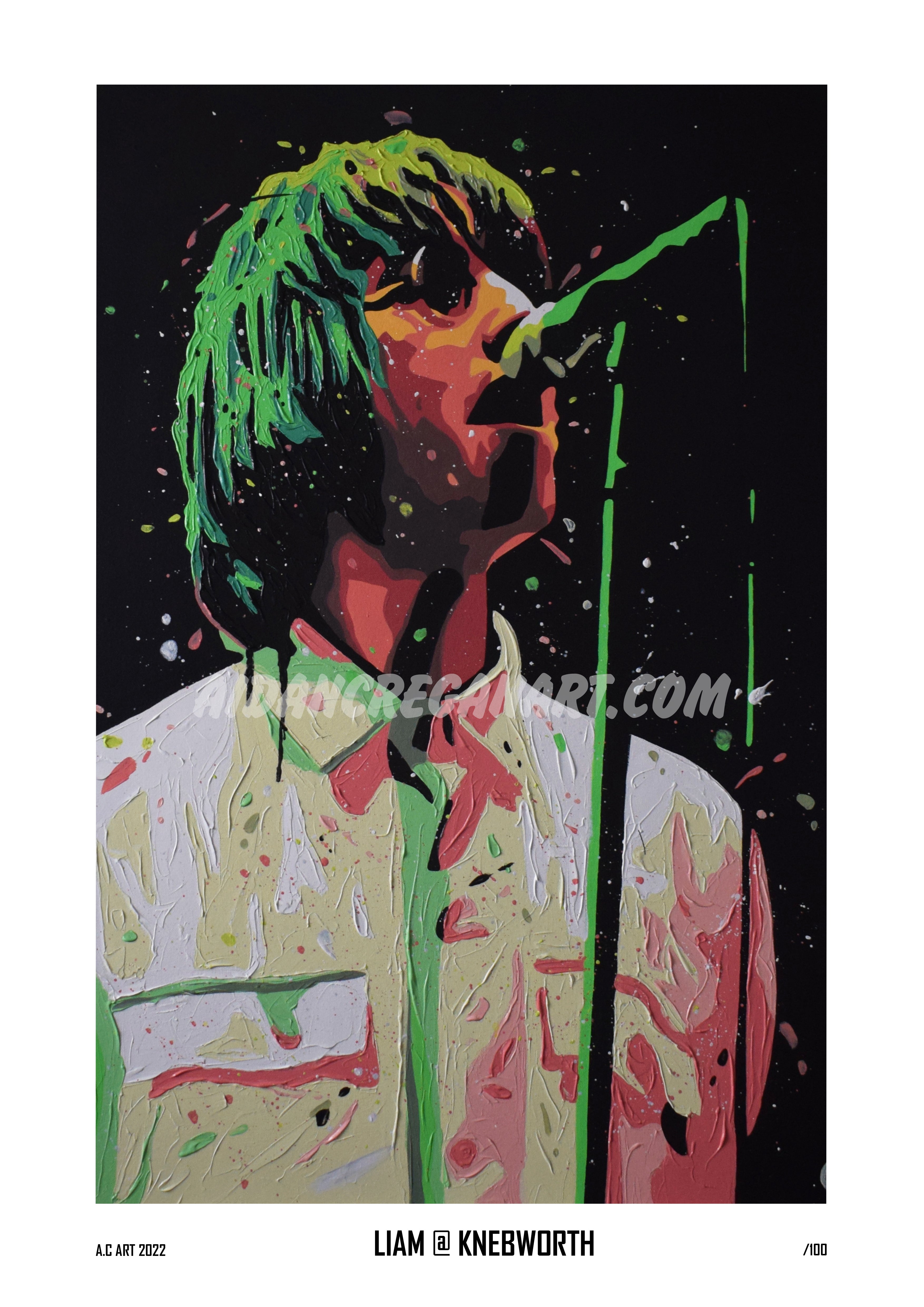 LIAM @ KNEBWORTH (LTD EDITION PRINT)